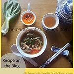 I am enjoying my meal of hot pot at home.