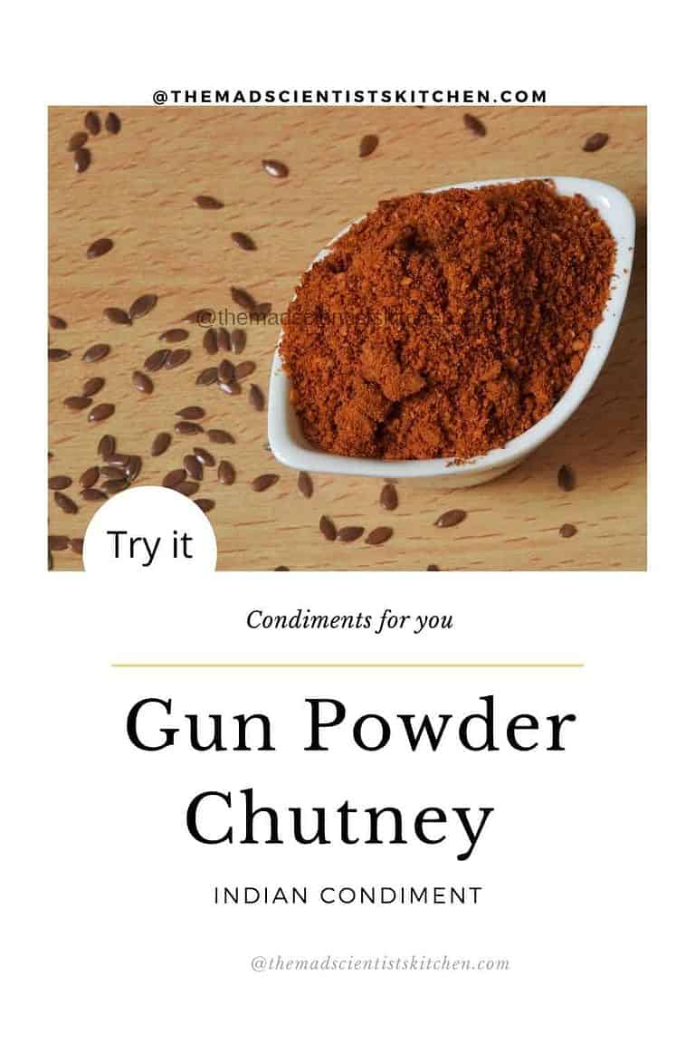 Gun Powder Chutney Recipe |The Mad Scientists Kitchen