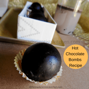 Add these hot chocolate bombs to steaming milk and enjoy