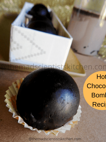 Add these hot chocolate bombs to steaming milk and enjoy