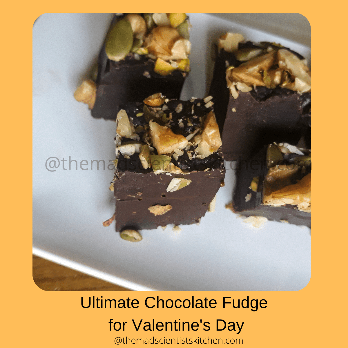 Make some Chocolate Fudge as a gift for Valentine's Day