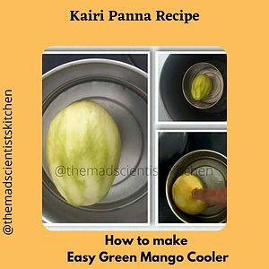 cooking the green mango for panha