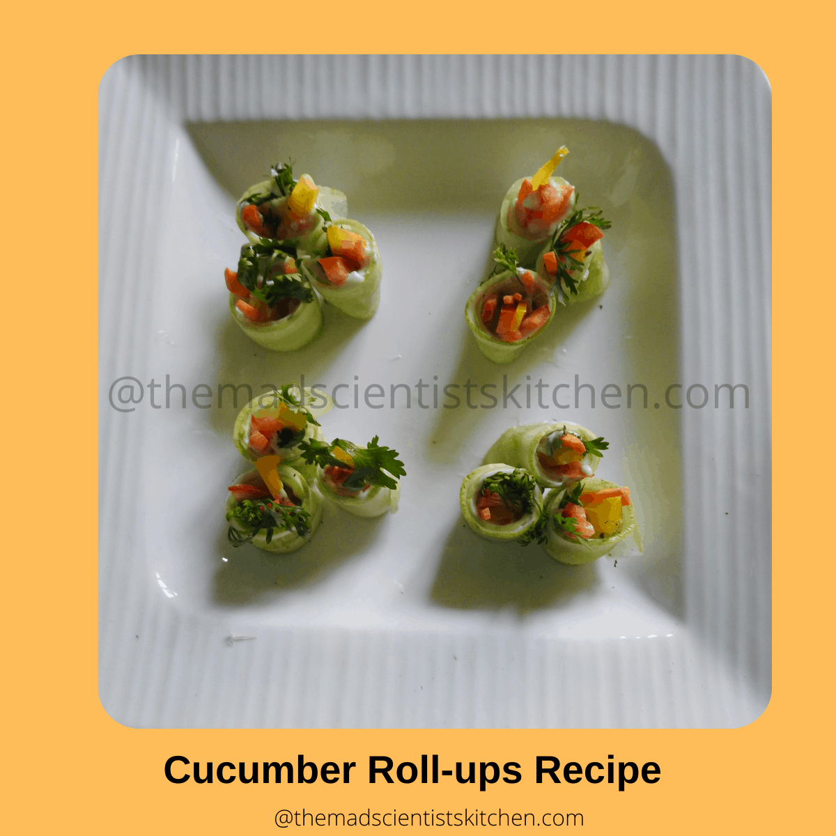 Dishing up some cheer with Cucumber Roll-ups Recipe