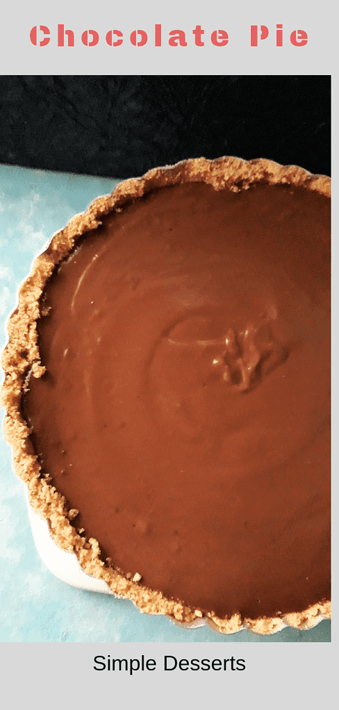 Serve some delicious no-bake chocolate pie