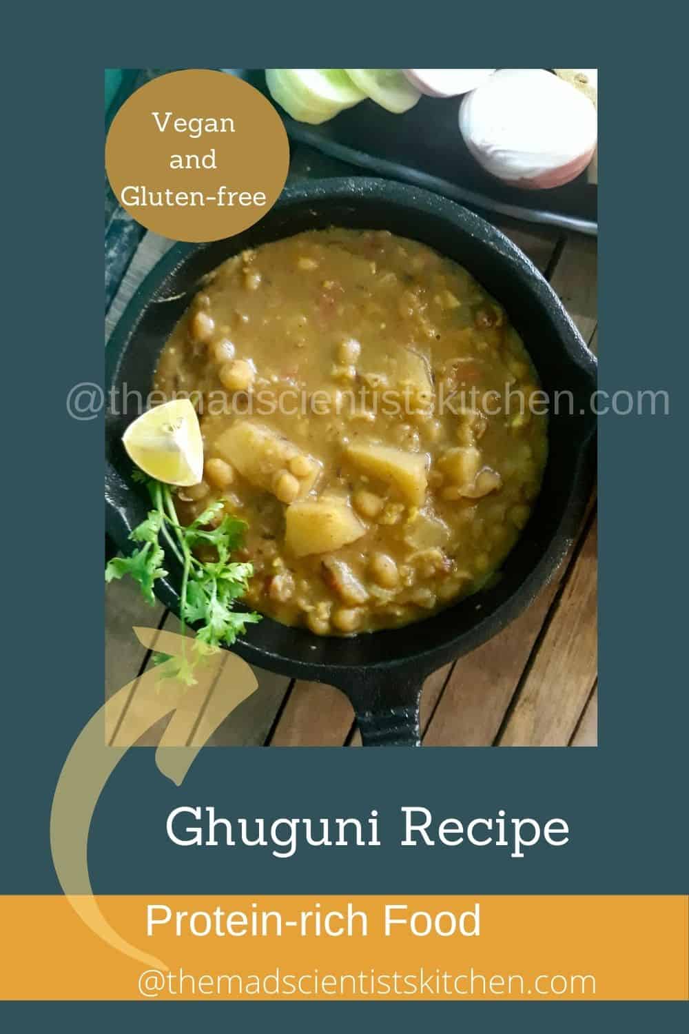 Ghuguni serve as a delicious Curry or Snack