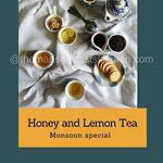 Party way with a soothing honey lemon tea