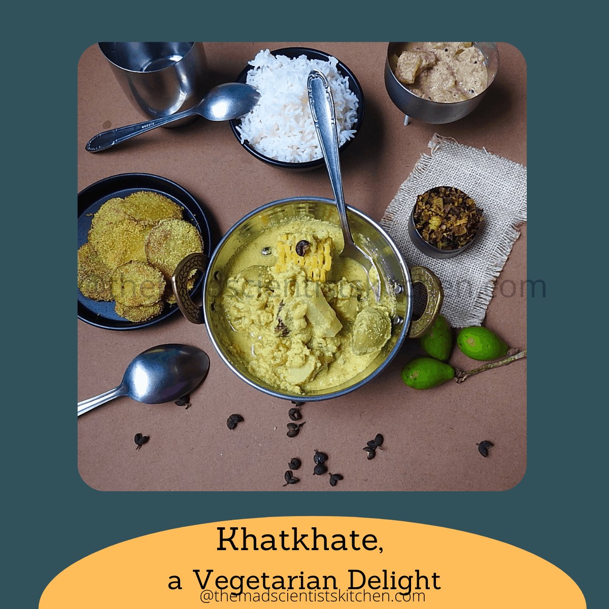 An ultimate delight for the vegetarian palate. A Goan delicacy Khatkhate.