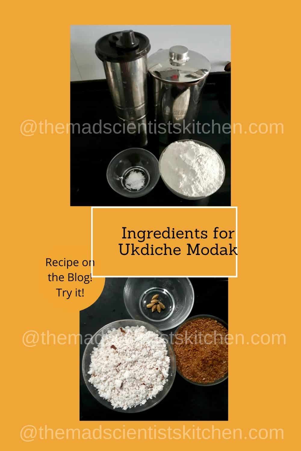 To make ukadiche Modak these are your ingredients
