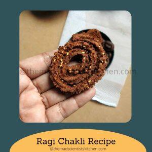 Make delicious finger millet chakli at home.