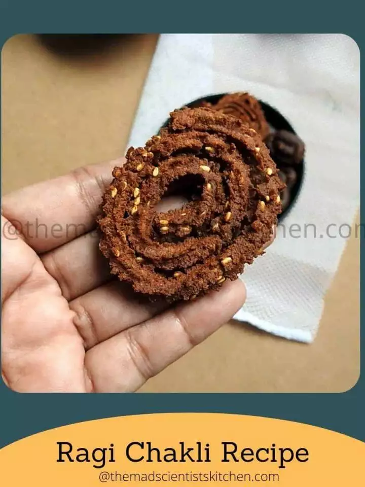 Make delicious finger millet chakli at home.