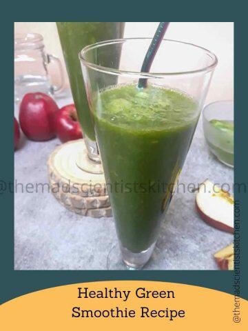 Easy and simple Green smoothie with minimum ingredients and our favourite.