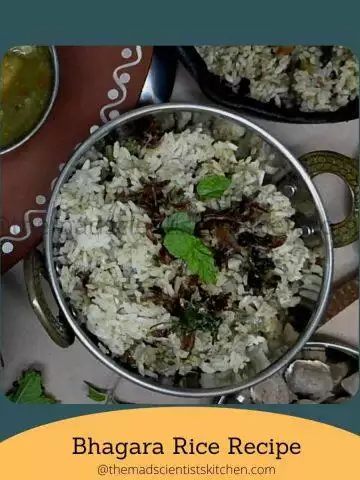 Bhagara Rice Recipe