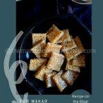 Lohri special Gajak, Sesame Seed Brittle ready to be served