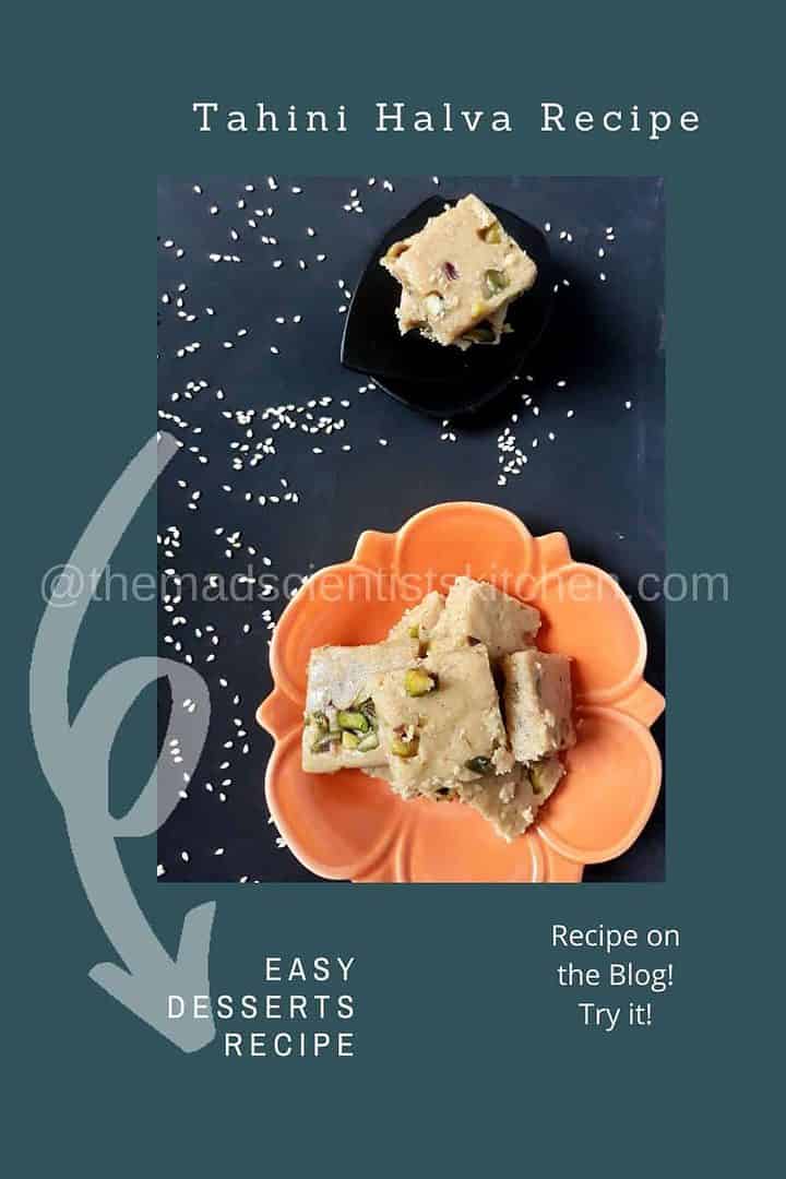 Tahini Halva Recipe The Mad Scientists Kitchen