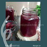 Enjoying some Kanji, a fermented, probiotic, non-alcoholic drink.
