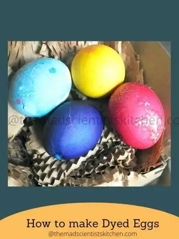 Dyed Eggs,How to make Dyed Eggs for Easter