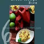 Raw green mangoes make this flavoured rice yum
