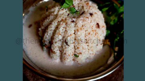 Bhagar and Amti Recipe