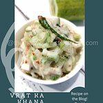 A bowl of Khamang Kakdi and sabudana Khichidi and I am happy!