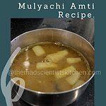 Lentils are part of our everyday meal and adding radish to the curry makes it yum.