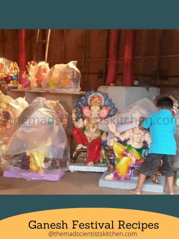 This child captures the essence of Ganesh Festival. I guess he is choosing the idol that will be carried home.
