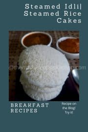 Idli(Steamed Rice Cakes) - The Mad Scientists Kitchen