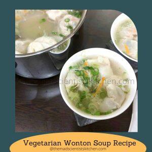 My bowl of happiness! This Vegan Wonton Soup for Chinese New Year!