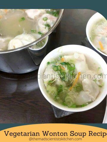 My bowl of happiness! This Vegan Wonton Soup for Chinese New Year!