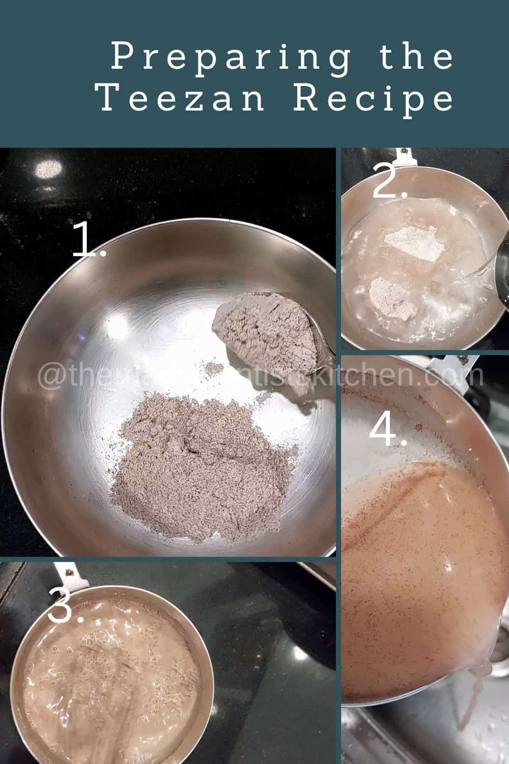 How I prepare my Teezan with Finger Millet flour
