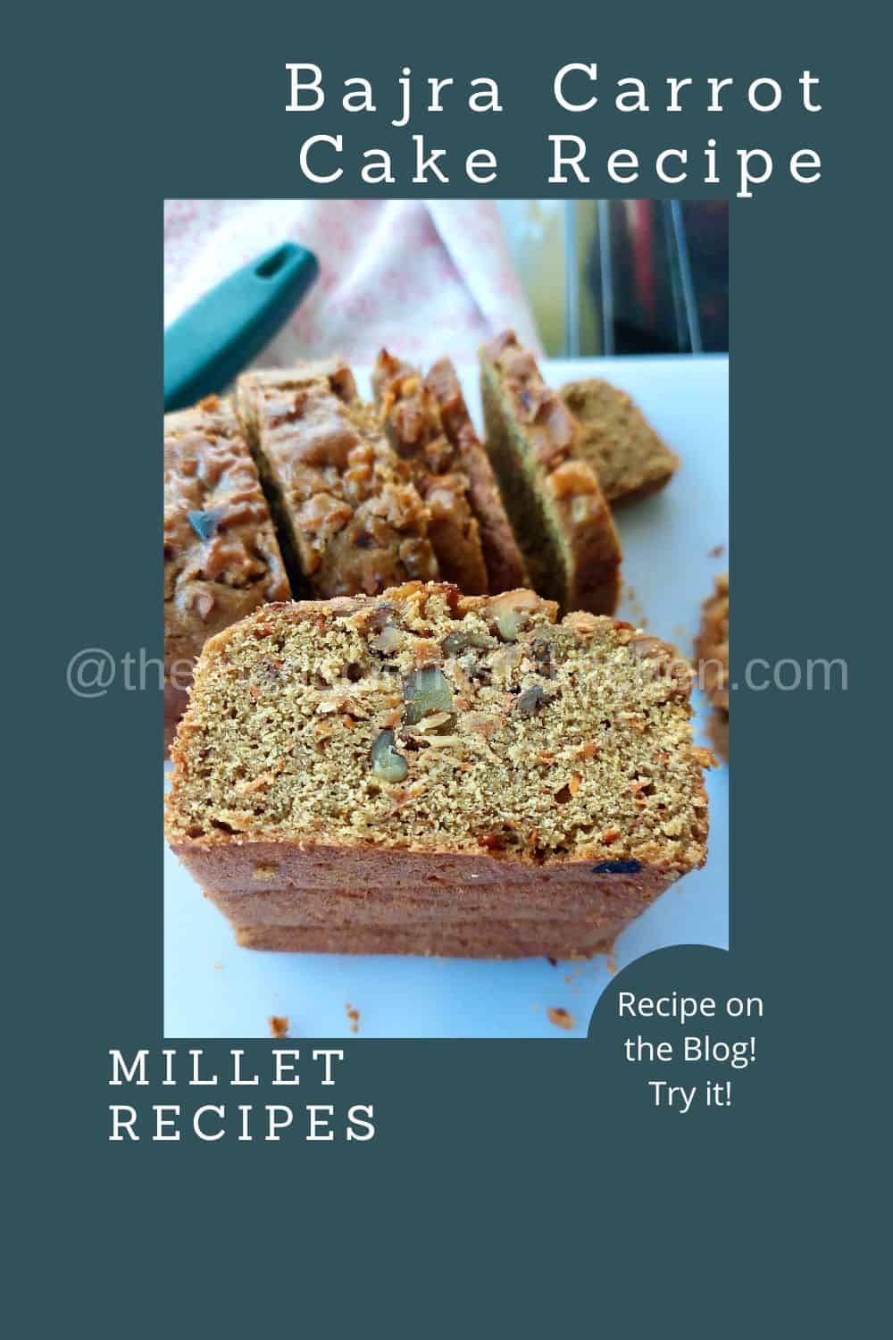 My popular carrot cake has millets in it and we enjoy it.