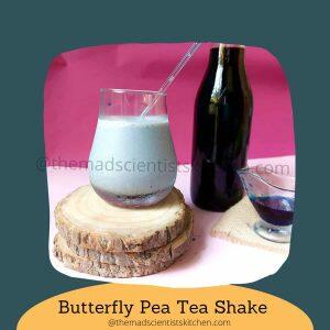 I made some Butterfly Pea Tea Shake to chill with my family and friends. Will you try it?