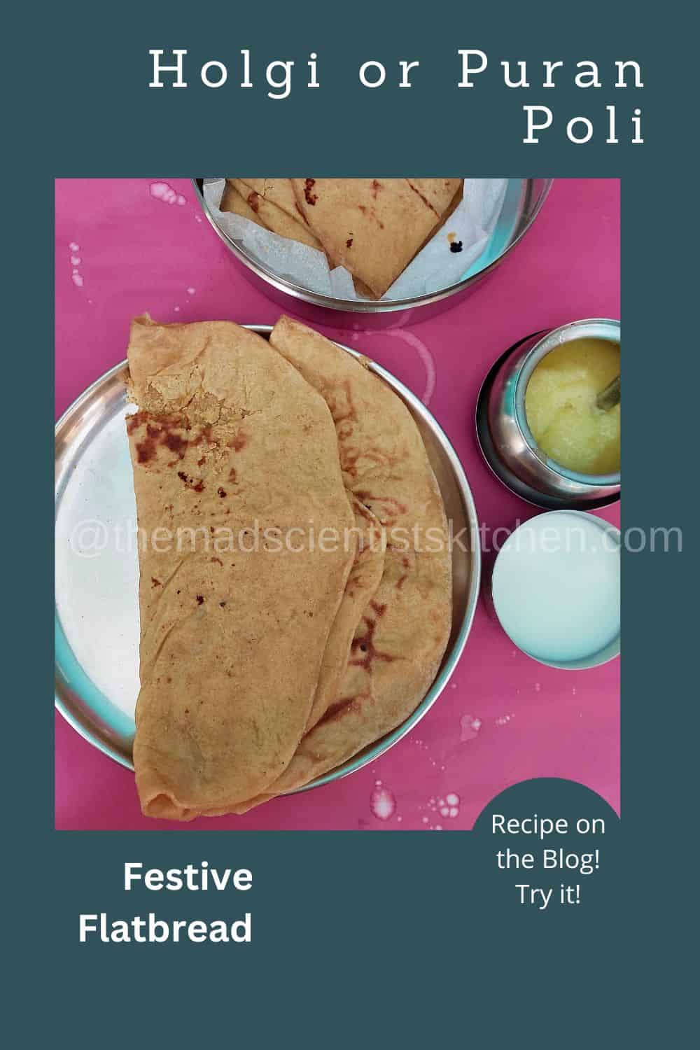 Made Holige or Puran poli for Holi this year.