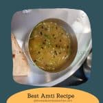 A serving of Amti, the Maharashtrian everyday curry.