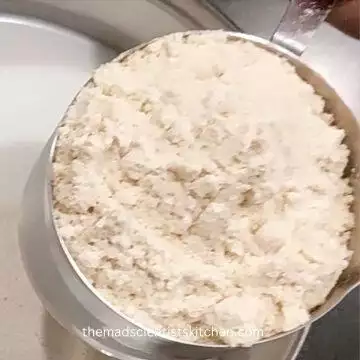 Add chickpea flour