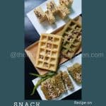 Serving Baked Khaman Dhokla along with the sprouts and spinach variant. The traditional Gujarati snack can be made into waffles too.