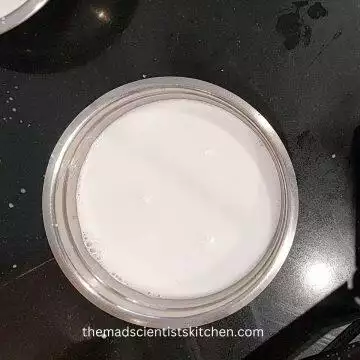 The second extract of coconut milk.