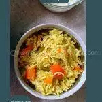 quick veg pulao and onion raita my favourite way of enjoying a meal.