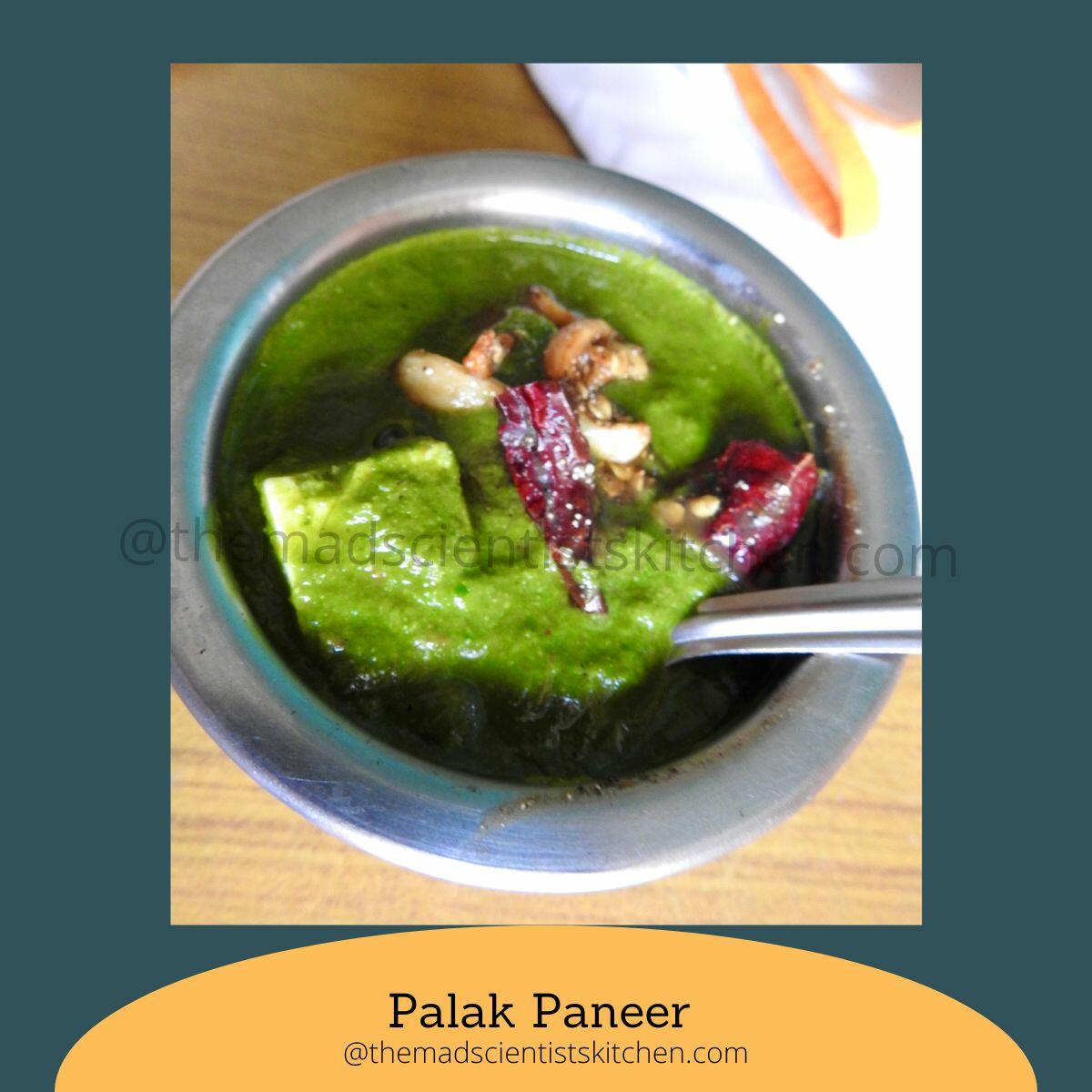 palak paneer