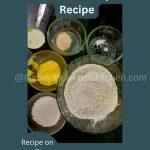 Your ingredients for sweet shankarpali recipe, they are available in your pantry.