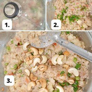 final cooking of upma