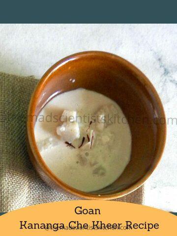 Goan Kananga Che Kheer,Kananga Che Kheer
