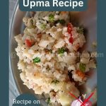 Perfectly cooked Vegetable Upma – light, flavourful, and packed with veggies, served in for a cozy breakfast.