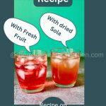 kokum shertbet comparision between dry and fresh fruit 2