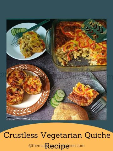 crustless vegetarian quiche recipe an easier and healthier baked quiche