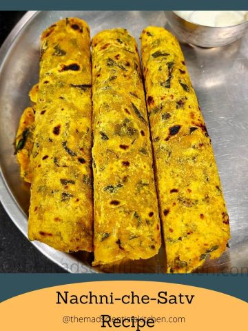 Freshly cooked Methi Thepla the perfect way to consume fresh methi!