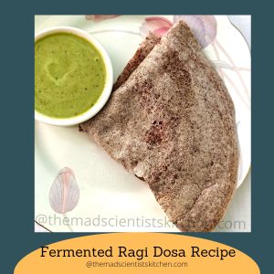 fermented ragi dosa recipe 1