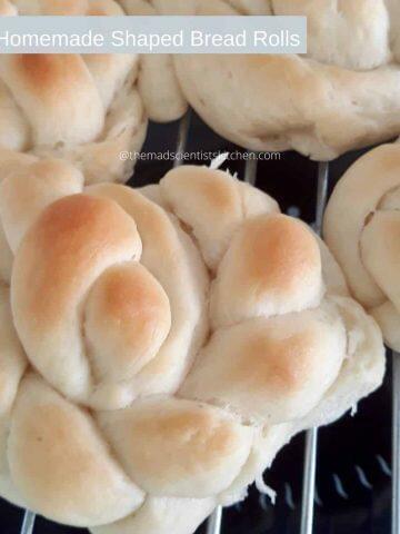 Soft and delicious shaped Hokkaido Milk Bread with Tangzhong