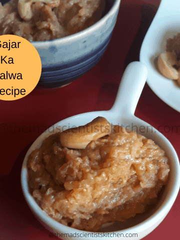 Serving up some delicious Gajar ka halwa
