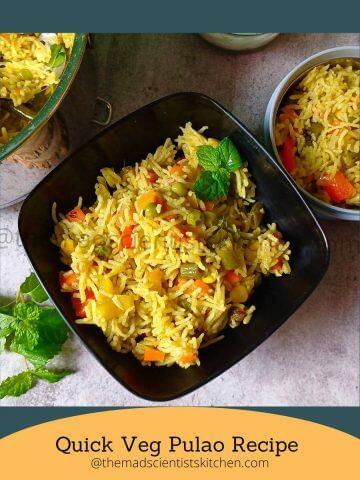 quick veg pulao